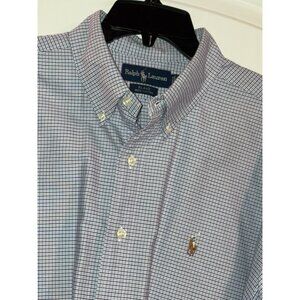 Ralph Lauren Men’s‎ XL Button Up/Down Dress Shirt Flesh Color Pony Blake Cotton